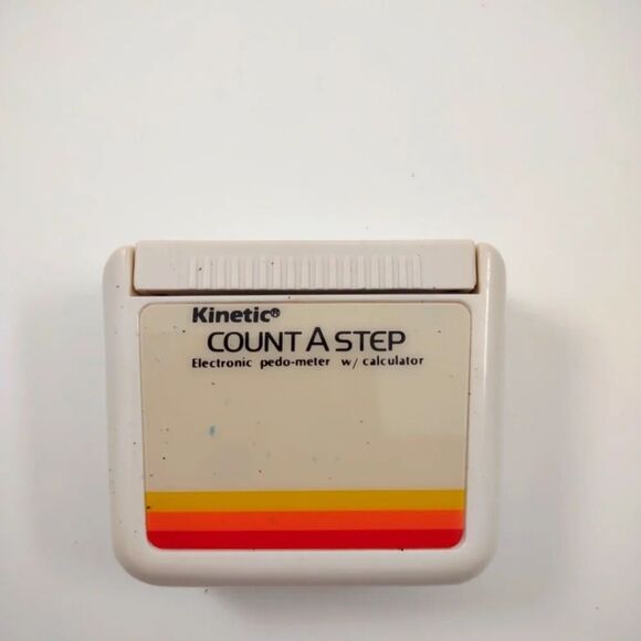 Lillian Vernon Count A Step Electric Pedometer with  Slide out Calculator - Picture 14 of 14